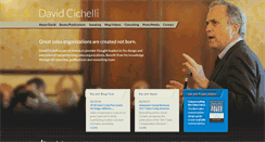 Desktop Screenshot of davidcichelli.com